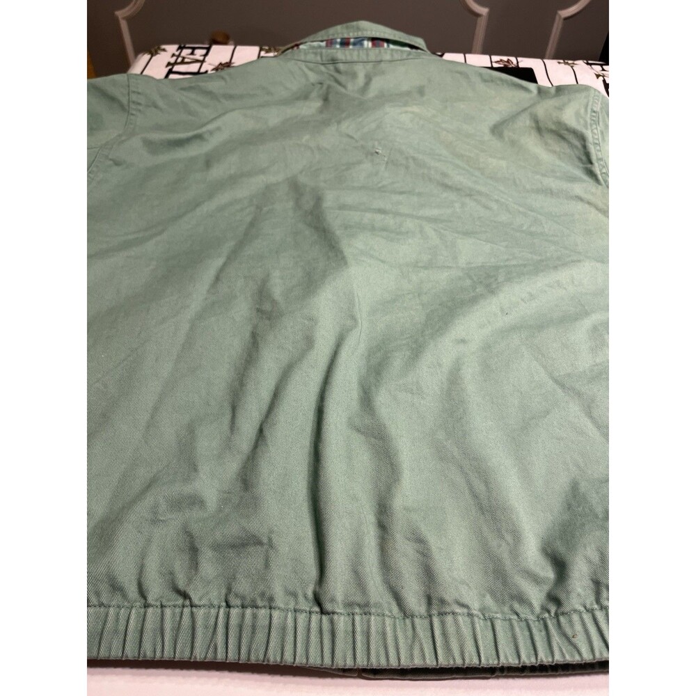 Vtg 90’s Polo Ralph Lauren Green Harrington Jacket Men’s Sz XXL - Picture 15 of 16